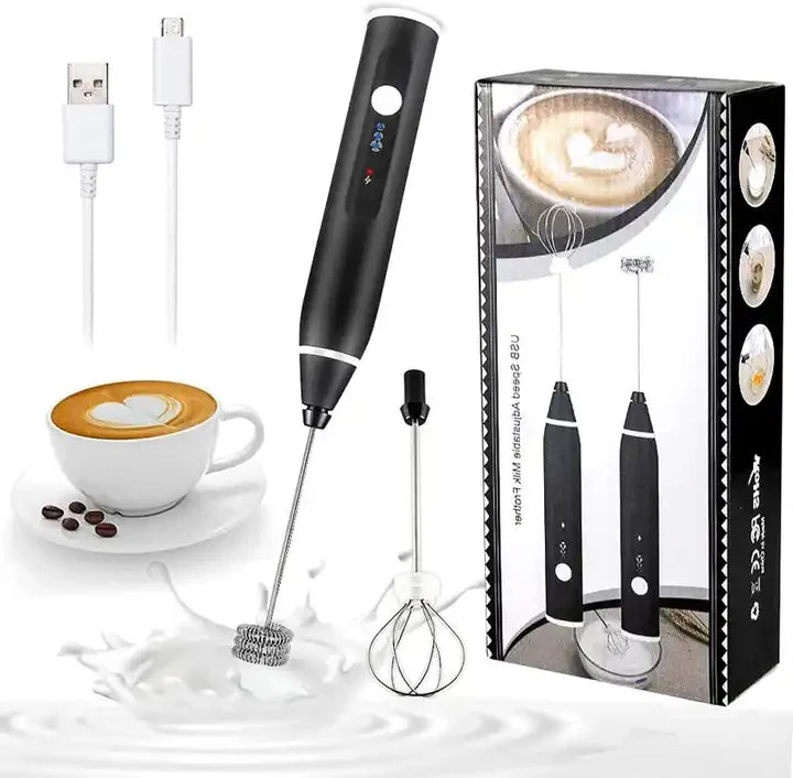 Coffee Beater Rechargeable Smooth Mixing Easy Use Compact Design Comfortable Handling