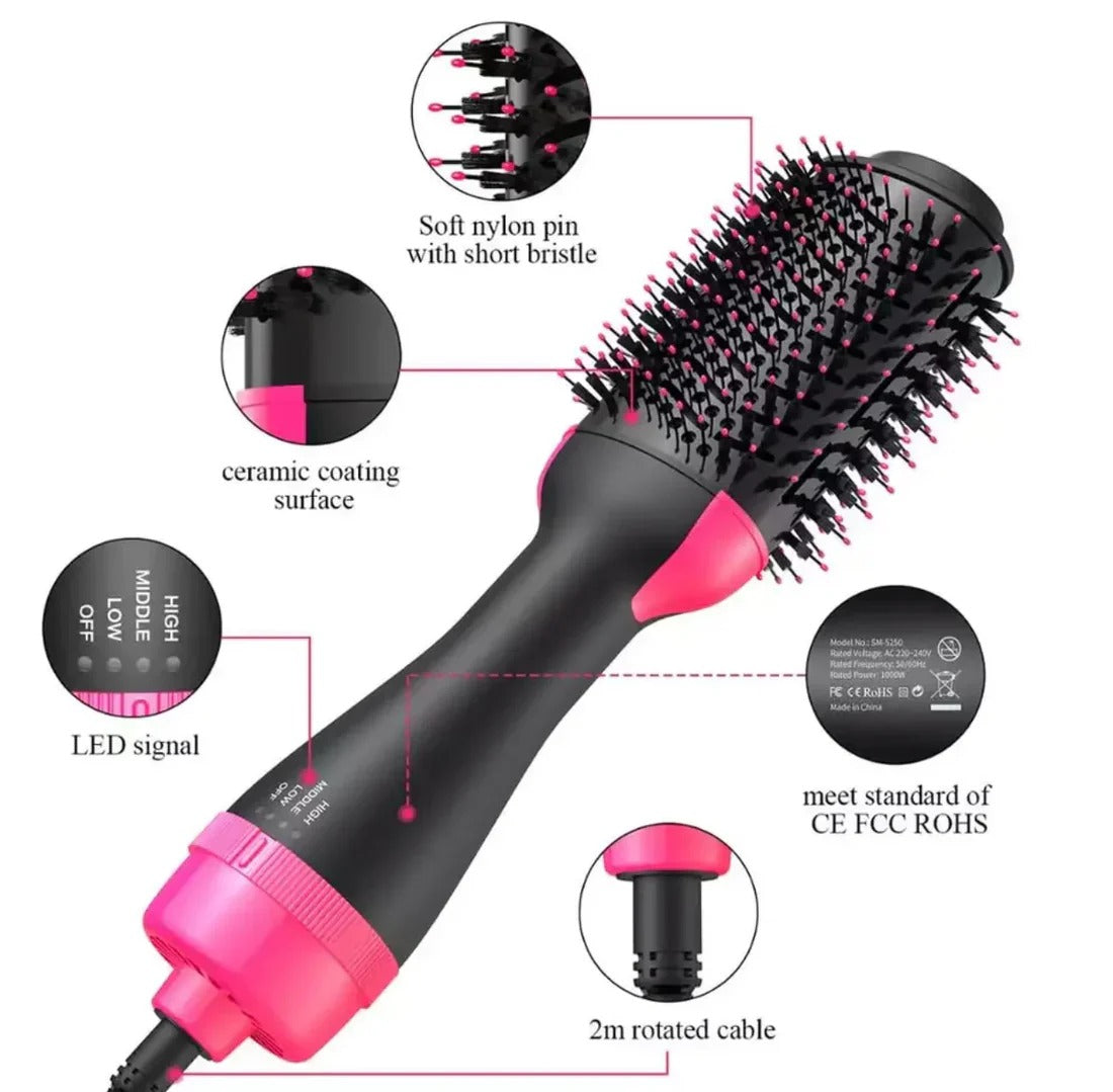 One Step Professional Curler Hair Straightener Hair Dryer Styling Tool Hot Air Brush