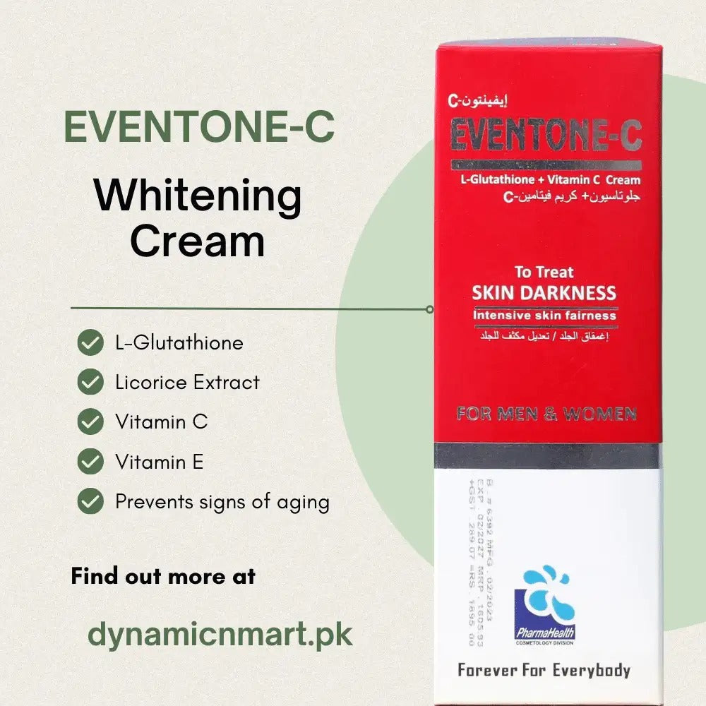 Eventone-C Glutathione Skin Brightening Cream