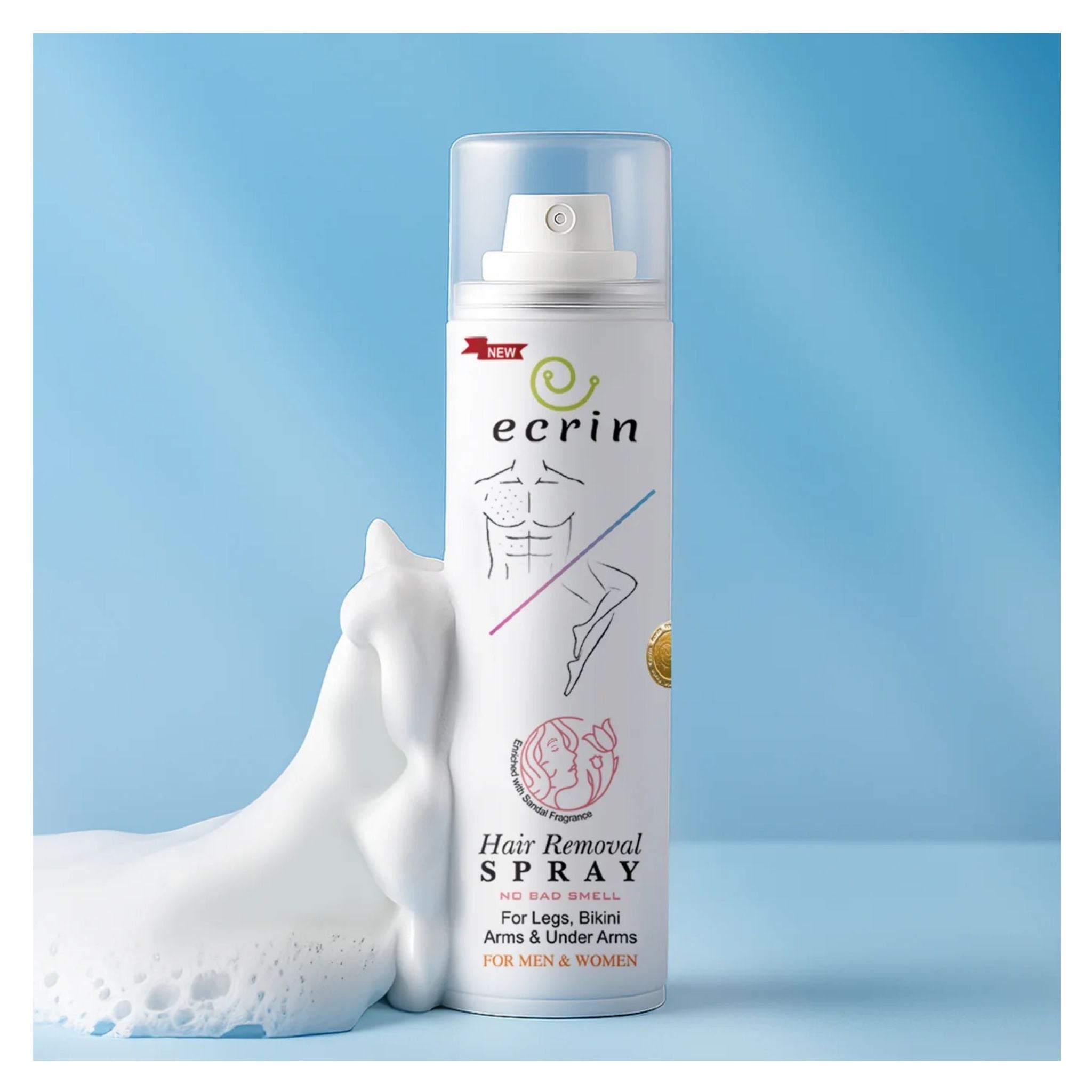 New Ecrin Hair Removal Foaming Spray