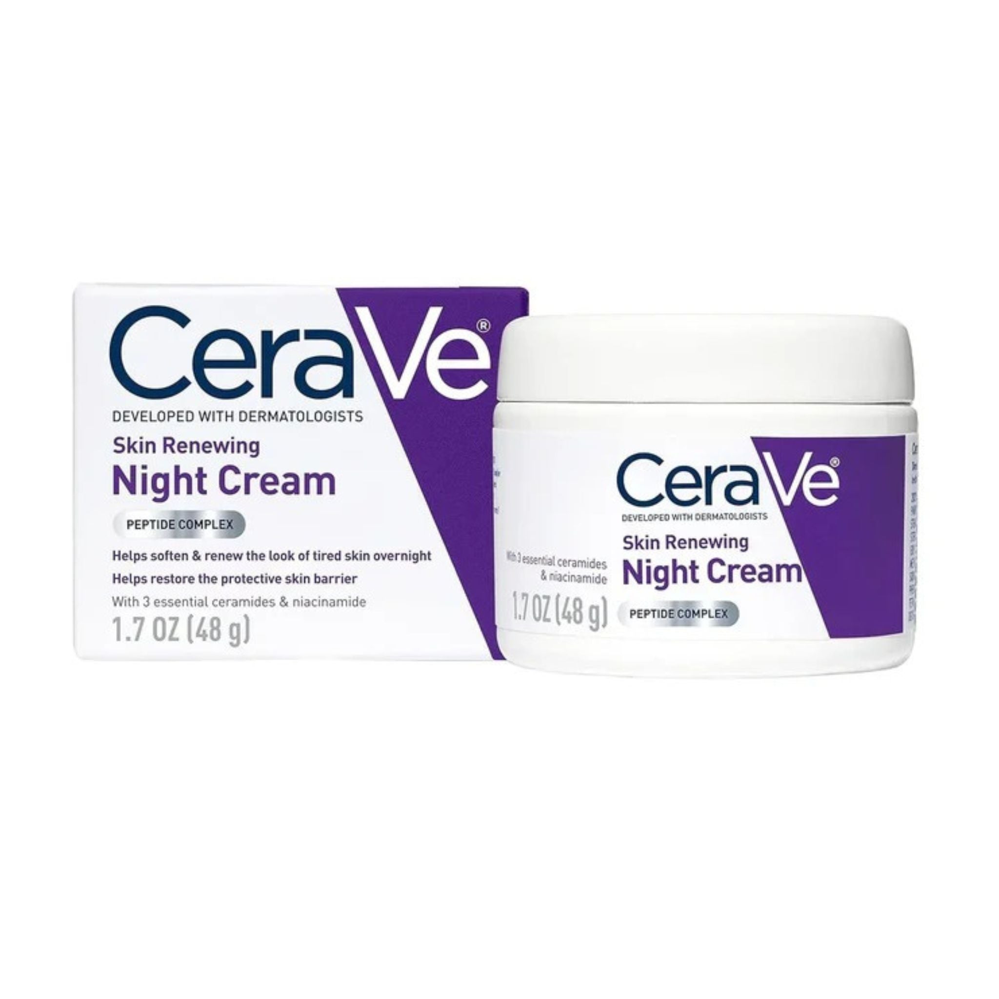 CeraVe 4 in 1 Skincare Kit Night Cream, Sunblock, Cleanser & Serum for Radiant Skin