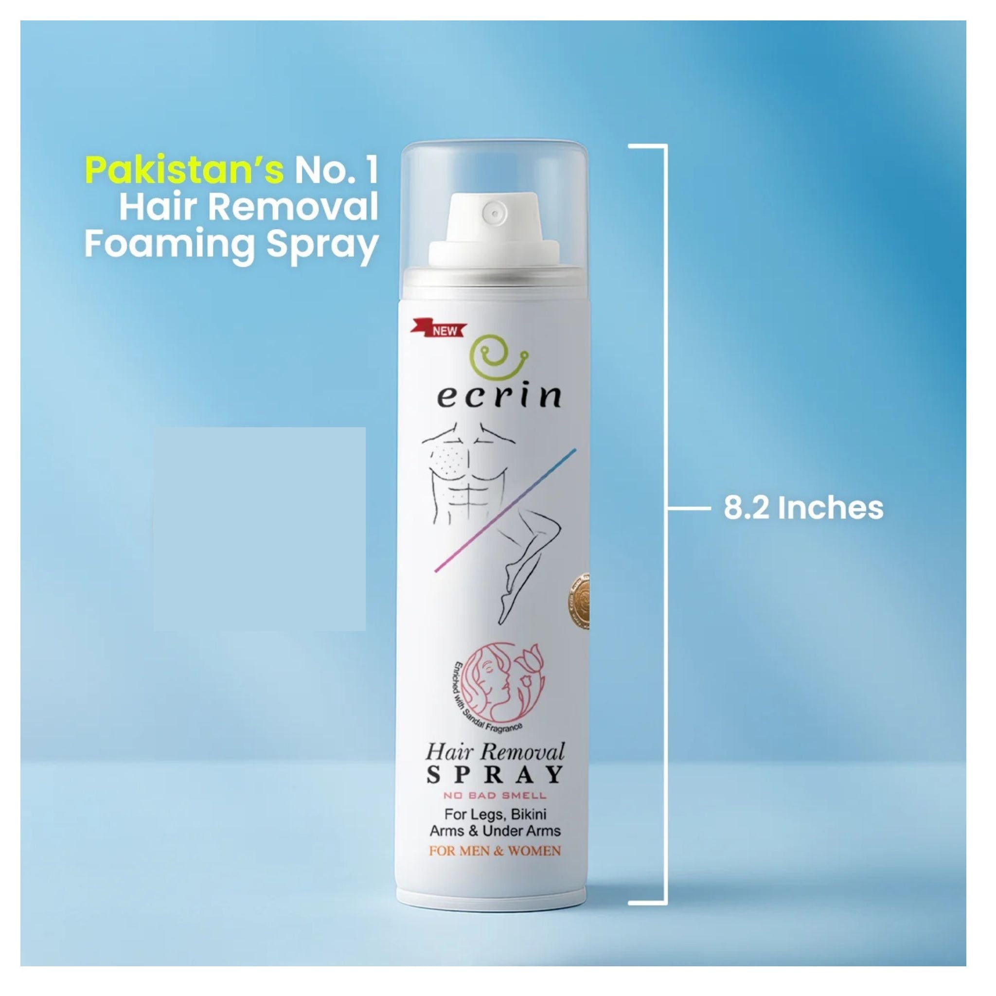 New Ecrin Hair Removal Foaming Spray