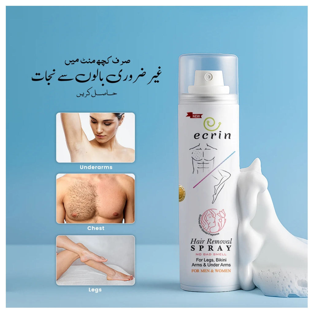 New Ecrin Hair Removal Foaming Spray