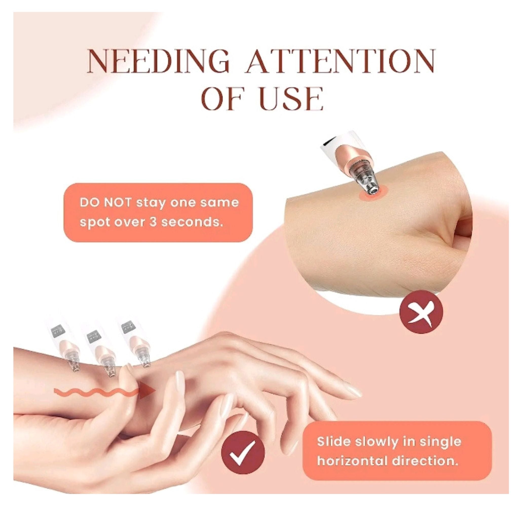 Face Vacuum Suction Blackhead Remover Pore Cleaner | Electric Deep Cleansing Tool for Nose & Face