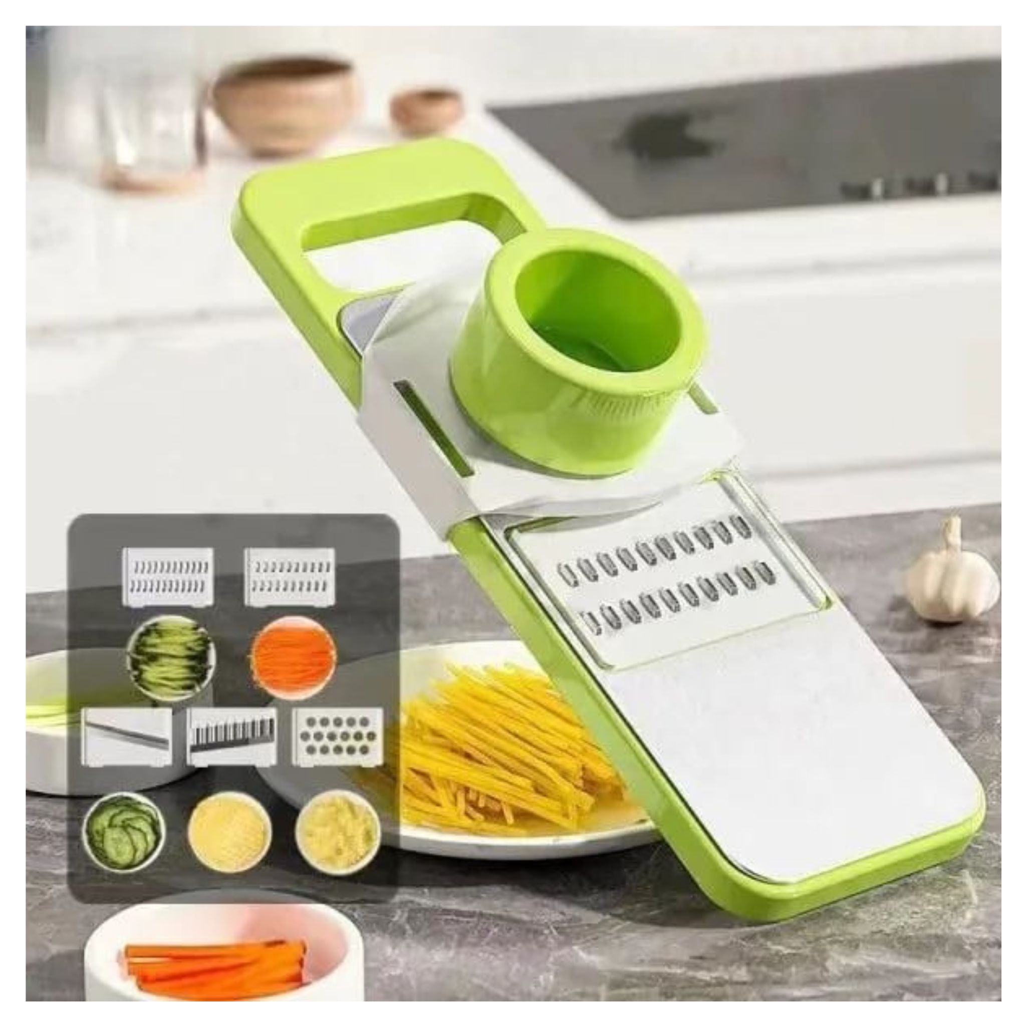5-in-1 Multi-Functional Vegetable Slicer & Grater