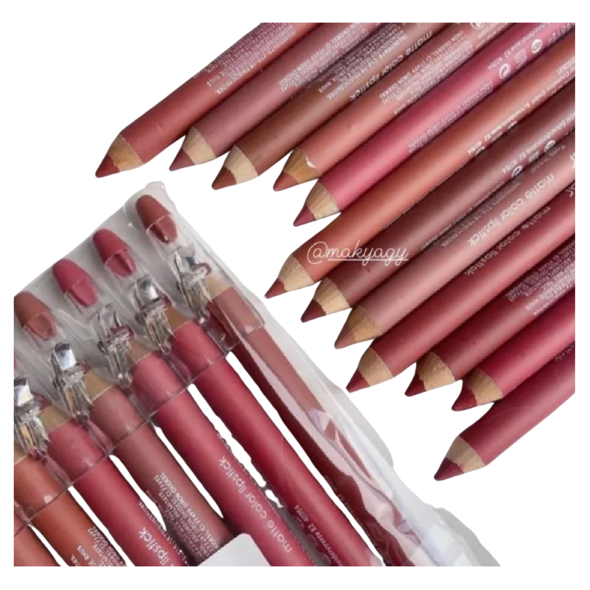 Flormar Waterproof Lip Pencil Set of 12