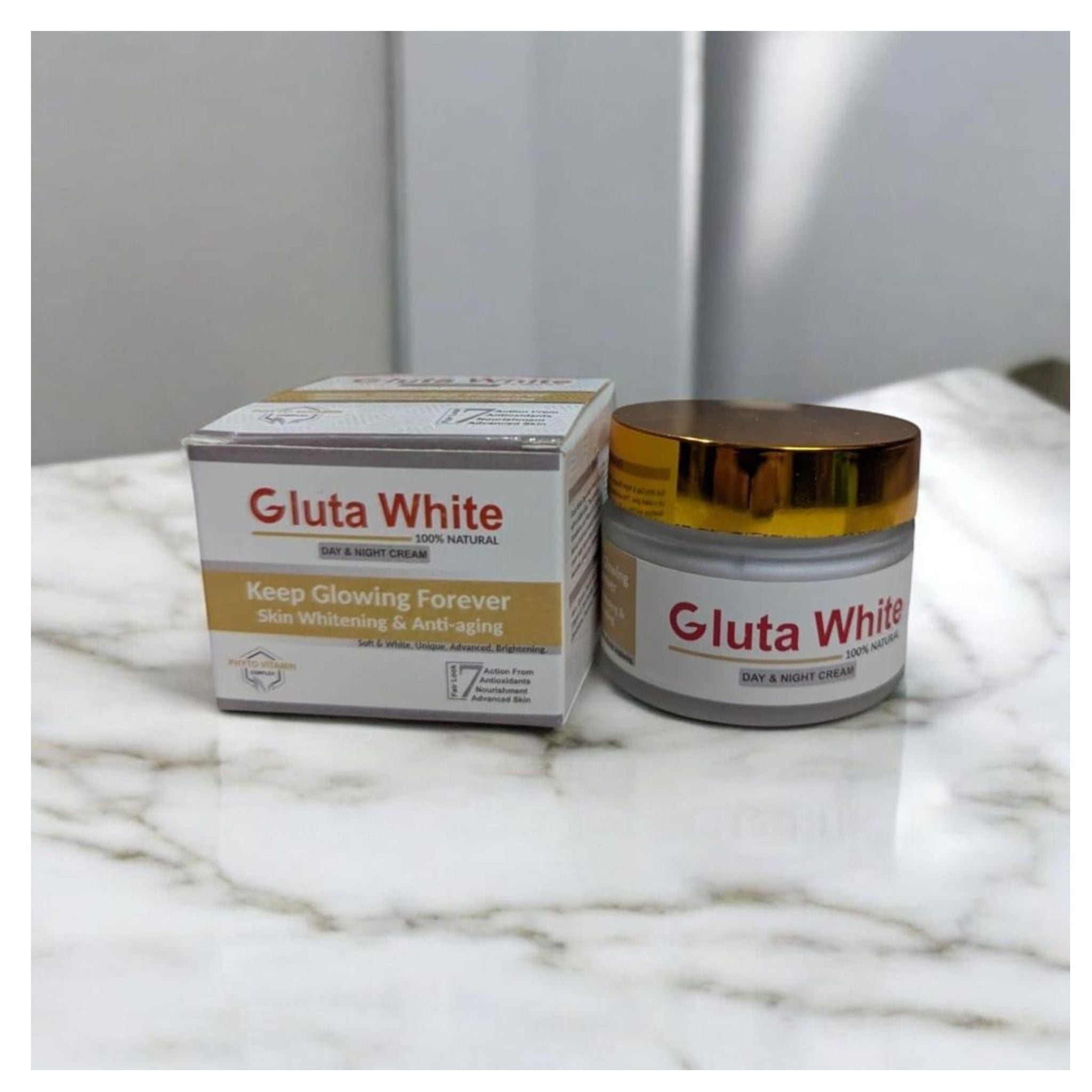 Gluta White Night Cream Extreme Strong Whitening And Anti-Aging Night Cream