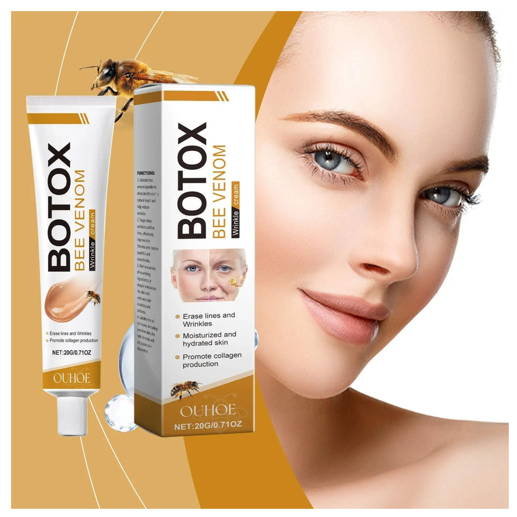 Bee Venom Botox Face Cream – Anti-Aging, Whitening & Deep Moisturizing Skincare for Smooth, Radiant Skin