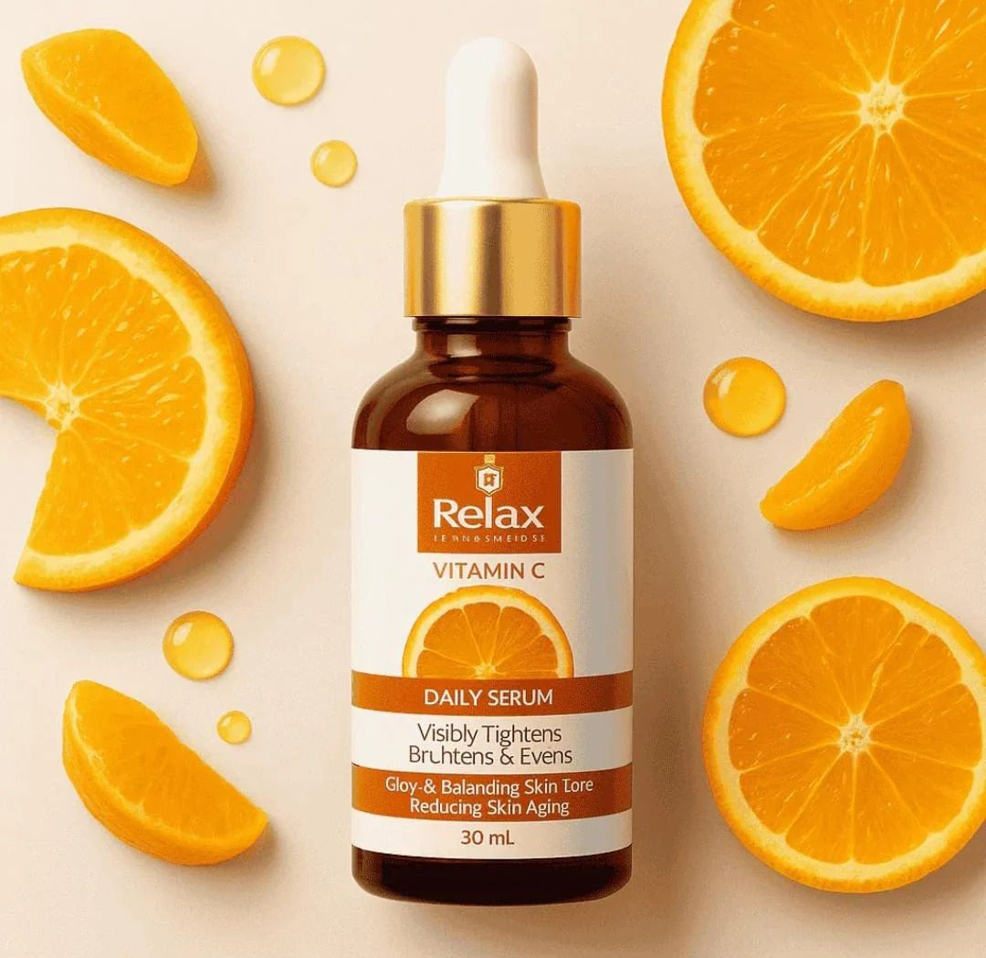Relax Vitamin C Face Serum 30ml – Glow, Hydration & Anti-Aging Care