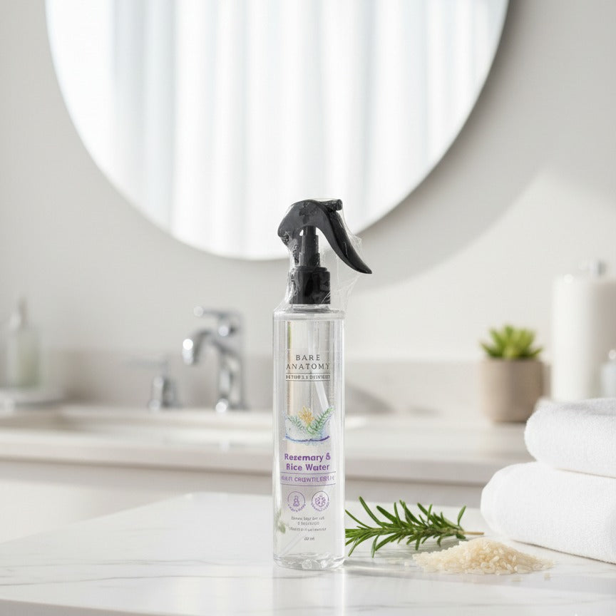 Rosemary & Rice Water Hair Growth Spray in Pakistan – Anti Hair Fall & Hair Thickening Solution (200ml)