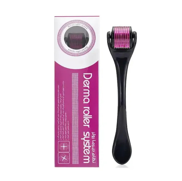 derma roller 0.5mm microneedle tool for skin care and hair growth