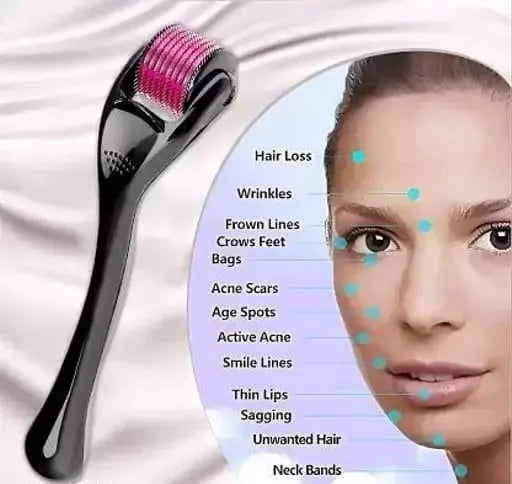 derma roller for hair growth on scalp to improve hair thickness