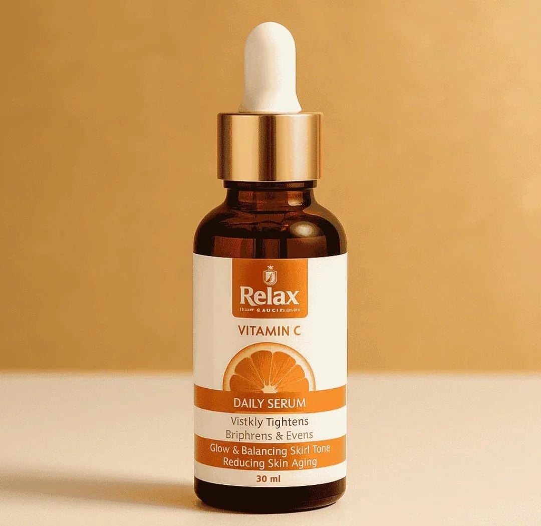 Relax Vitamin C Face Serum 30ml – Glow, Hydration & Anti-Aging Care