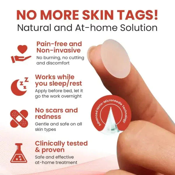 DermaSmooth Skin Tag Remover Patches | Fast & Painless Removal