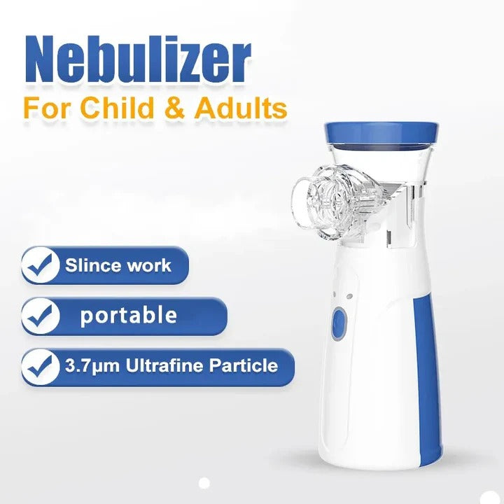 Portable Mesh Nebulizer – Quiet & Rechargeable for Kids and Adults